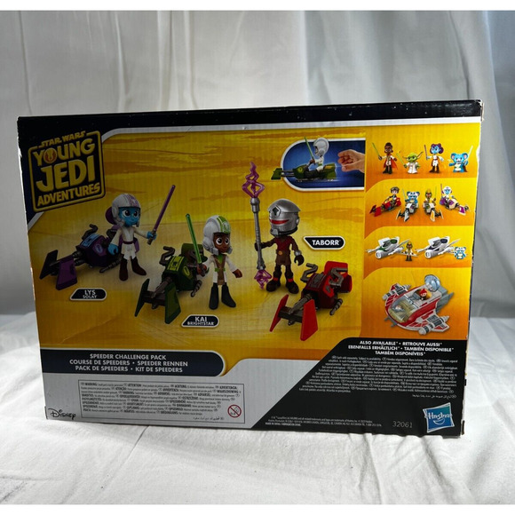 Star Wars Young Jedi Adventures Speeder Challenge Pack Disney Hasbro 2023 NEW - Picture 9 of 12